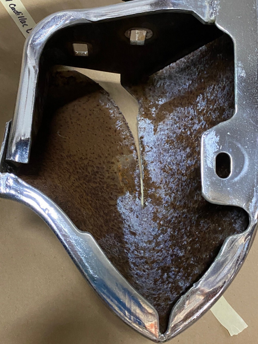OEM 1969 1970 Cadillac Deville Calais Fleetwood LEFT DRIVER SIDE LOWER FRONT BUMPER END #3514862 - Image 18