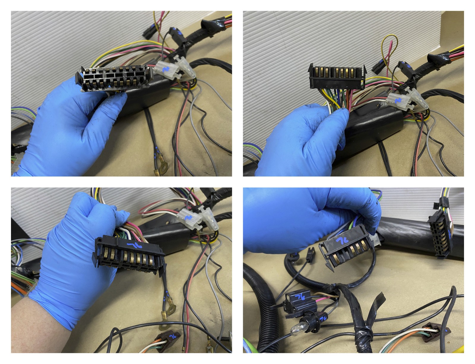 OEM 1976 Cadillac Deville Fleetwood Calais Eldorado COMPLETE UNDER DASH WIRE HARNESS With FUSE BLOCK PANEL ~43K Miles #12004292/#9629754 - Image 18