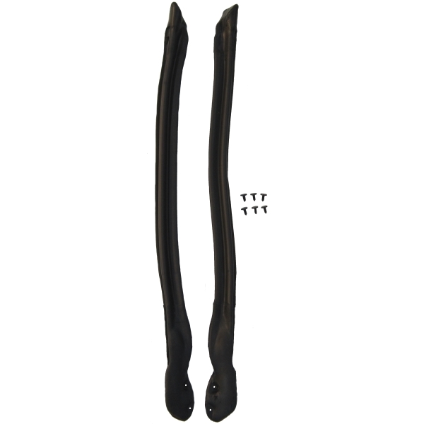 NEW 1971 1972 1973 1974 1975 1976 CADILLAC ELDORADO CONVERTIBLE WINDSHIELD A PILLAR HINGE PILLAR SEAL WEATHERSTRIP RIGHT & LEFT - Image 2