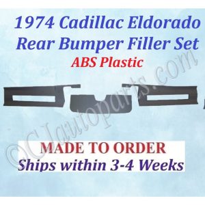 NEW 1974 Cadillac Eldorado 5 Piece Rear Filler Set Bumper Fillers