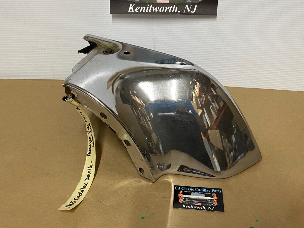 OEM 1965 Cadillac Deville Eldorado Fleetwood Calais RIGHT PASSENGER SIDE LOWER FRONT BUMPER END #1482256 - Image 19