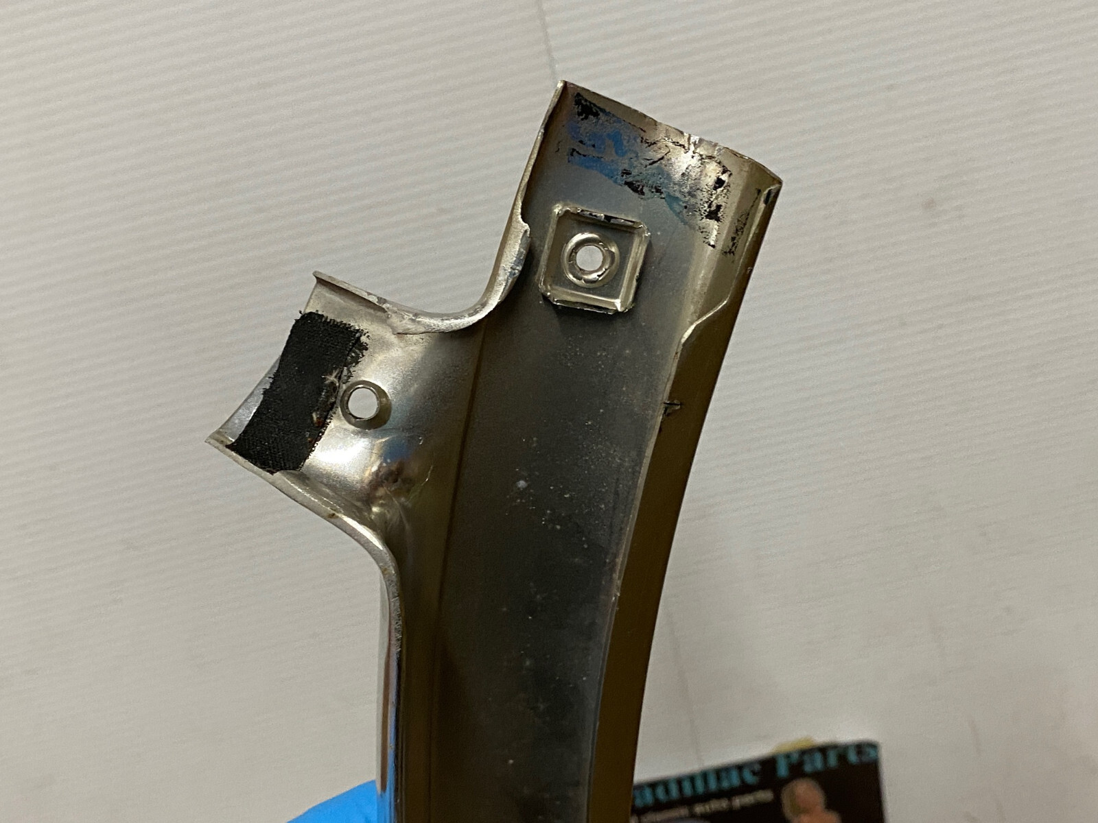 OEM 61 Cadillac Deville HardTop LEFT INTERIOR FRONT WINDSHIELD A PILLAR MOLDING TRIM #4815623 - Image 19