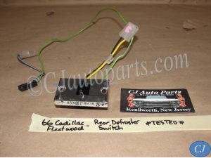 OEM 1960 1961 1962 1963 1964 1965 1966 1967 1968 Cadillac Fleetwood Eldorado Deville REAR DEFOGGER DEFROSTER SWITCH DEFOG DEFROST **TESTED** #1487732