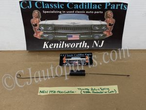 NEW 1958 1959 1960 CADILLAC DEVILLE ELDORADO FLEETWOOD CARBURETOR ACCELERATOR THROTTLE RETURN SPRING (REPLACES GM#1469672)
