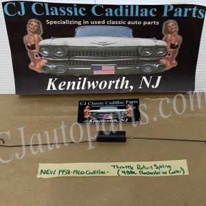 NEW 1958 1959 1960 CADILLAC DEVILLE ELDORADO FLEETWOOD CARBURETOR ACCELERATOR THROTTLE RETURN SPRING (REPLACES GM#1469672)