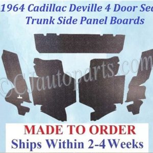 NEW 1964 Cadillac Sedan Deville 4 Door TRUNK SIDE BOARD PANELS #CAD-SDP-270