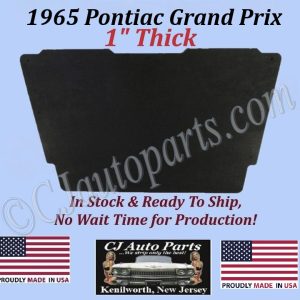 REM 1965 PONTIAC GRAND PRIX HOOD INSULATION IN STOCK -  1" THICK - GPX-HIN-020