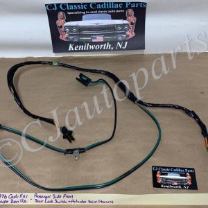 OEM 1976 Cadillac Deville Eldorado Calais Fleetwood FRONT DOOR LOCK SWITCH & ACTUATOR WIRE HARNESS CONNECTOR #1740504