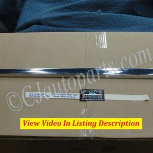 OEM 1959 1960 Cadillac Sedan Deville Flat Top LEFT REAR DOOR UNDER GLASS LOWER MOLDING TRIM #4753856