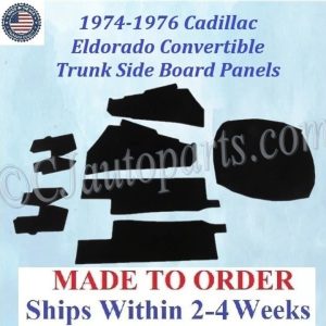 1974 1975 1976 Cadillac Eldorado Convertible TRUNK SIDE BOARD PANELS #CAD-SDP-370