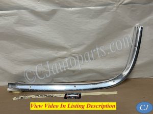 OEM 1959 1960 Cadillac Sedan Deville 4 Door 4 Window FLAT TOP INTERIOR LEFT SIDE REAR UPPER HEADLINER TRIM #4785464