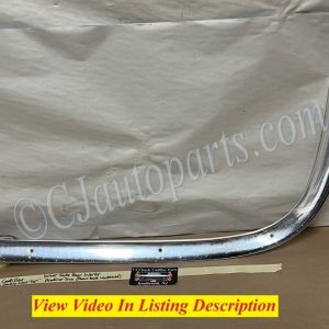 OEM 1959 1960 Cadillac Sedan Deville 4 Door 4 Window FLAT TOP INTERIOR LEFT SIDE REAR UPPER HEADLINER TRIM #4785464