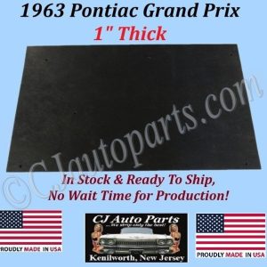 REM 1963 PONTIAC GRAND PRIX HOOD INSULATION IN STOCK- 1" THICK - GPX-HIN-010