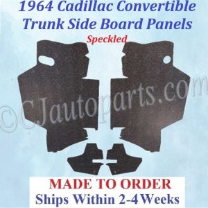 NEW 1964 Cadillac Eldorado Deville Convertible TRUNK SIDE BOARD PANELS - Cadillac Speckle - #CAD-SDP-266