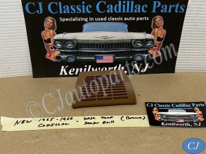 NEW 1965 1966 CADILLAC DEVILLE ELDORADO FLEETWOOD CALAIS DASH IN-CAR TEMP SENSOR GRILL COVER TRIM - BROWN