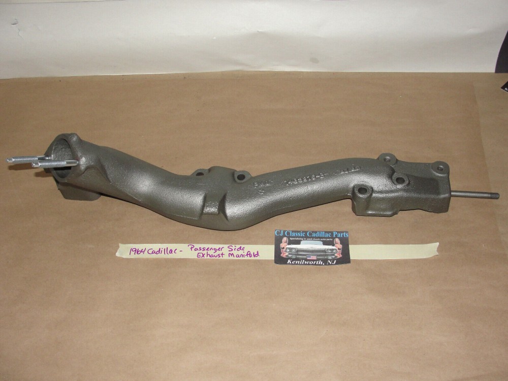 OEM 1964 CADILLAC FLEETWOOD, SERIES 62, DEVILLE, ELDORADO, 75 SERIES 429 ENGINE RIGHT PASSENGER SIDE EXHAUST MANIFOLD #1481668 (also fits 1965 Cadillac 75 Series, Commercial Chassis) - Image 13