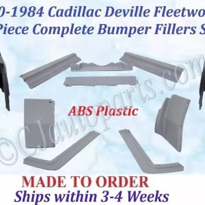 NEW 1980 1981 1982 1983 1984 Cadillac Deville Fleetwood 10 Piece Complete Bumper Fillers Set