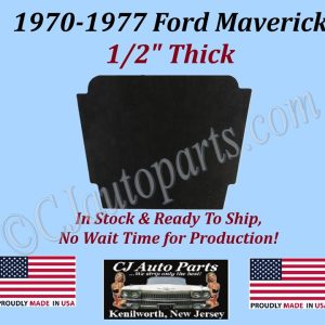 NEW 1970 1971 1972 1973 1974 1975 1976 1977 FORD MAVERICK HOOD INSULATION - 1/2" THICK - FAM-HIN-050