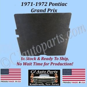 REM 1971-1972 PONTIAC GRAND PRIX HOOD INSULATION IN STOCK - 1/2" THICK - GPX-HIN-045