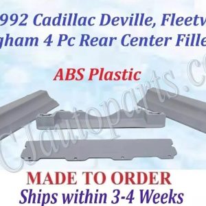 NEW 1980 1981 1982 1983 1984 1985 1986 1987 1988 1989 1990 1991 1992 Cadillac Deville Fleetwood Brougham Rear Center Bumper Fillers Set