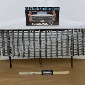 OEM 1975 1976 Cadillac Deville Calais Fleetwood FRONT UPPER GRILL WITH SUPPORT MOUNTING BRACKETS  #1605173