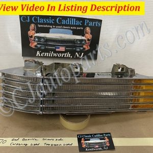 1970 Cadillac Deville Calais Fleetwood LEFT SIDE FRONT CORNER TURN SIGNAL PARK MARKER LIGHT LENS #5962297/#5962299/#5962293