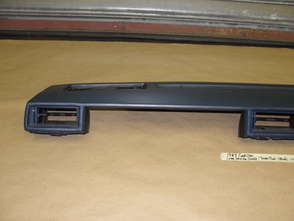 OEM 1985 1986 1987 1988 Cadillac Fleetwood Deville FWD UPPER DASH PAD DASHBOARD ~ BLUE #1634275 - Image 2
