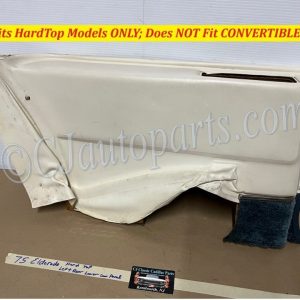 OEM 1971 1972 1973 1974 1975 1976 1977 1978 Cadillac Eldorado HardTop LEFT DRIVER SIDE REAR LOWER QUARTER DOOR PANEL TRIM ARMREST