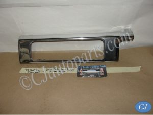 OEM 1975 1976 1977 1978 Cadillac Eldorado LEFT SIDE LOWER OUTER FRONT BUMPER TURN/PARK SURROUND #1605051