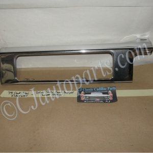 OEM 1975 1976 1977 1978 Cadillac Eldorado LEFT SIDE LOWER OUTER FRONT BUMPER TURN/PARK SURROUND #1605051