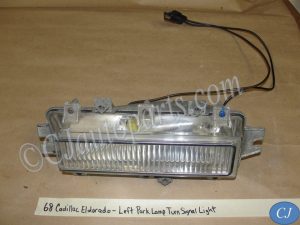 OEM 1968 1969 Cadillac Eldorado LEFT FRONT FENDER PARK LAMP CORNER TURN SIGNAL LIGHT #5960169