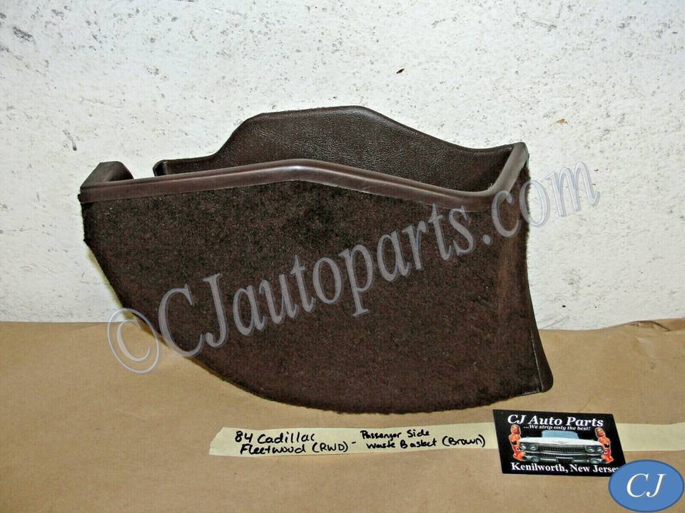 OEM 1976 1977 1978 1979 Cadillac Seville RIGHT PASSENGER SIDE KICK PANEL WASTE BASKET TRASH CAN #1699394/#1702012