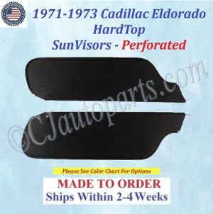 1971 1972 1973 Cadillac Eldorado HardTop SUNVISORS (PAIR) #CAD-SVR-520