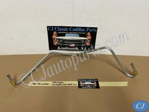 NEW 1980-1981 CADILLAC DEVILLE FLEETWOOD RWD 368 ENGINE FUEL PUMP TO CARBURETOR STEEL LINE 3/8"