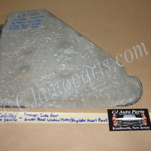 1964 Cadillac Coupe Deville RIGHT REAR QUARTER WINDOW REGULATOR ACCESS PANEL COVER