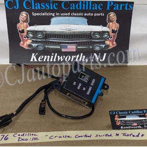 OEM 1976 Cadillac Deville Fleetwood Eldorado Calais DASH CRUISE CONTROL SWITCH **TESTED** #1609293