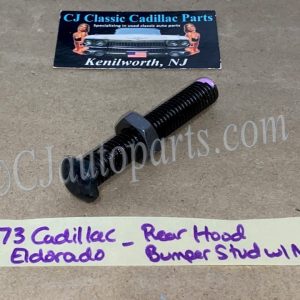 OEM 1971 1972 1973 1974 1975 1976 Cadillac Deville Fleetwood Calais Commrecial Chassis 1971 1972 1973 1974 1975 1976 1977 1978 Eldorado REAR HOOD BUMPER (ON COWL) STUD & NUT #1498473/#1609645