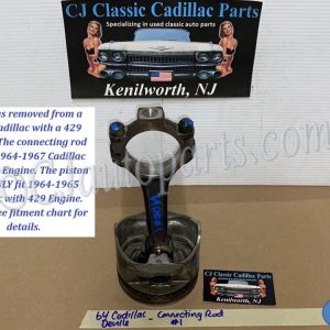 OEM 1964 1965 1966 1967 Cadillac Deville Fleetwood Eldorado Calais 429 ENGINE CONNECTING ROD & PISTON #1