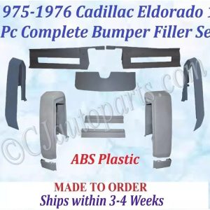 NEW 1975-1976 Cadillac Eldorado 11 Pc Complete Bumper Fillers Panel Set