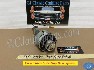 OEM 1959 1960 Cadillac Deville Eldordo Fleetwood DASH CRUISE CONTROL SWITCH BEZEL LENS KNOB ASSEMBLY #1998696/#1473430/#3511902