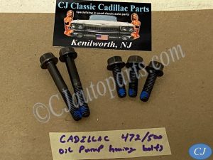 OEM 1968 1969 1970 1971 1972 1973 1974 1975 1976 Cadillac Fleetwood Deville Eldorado Calais 472/500 Engine OIL PUMP HOUSING OIL FILTER ADAPTER MOUNTING BOLTS
