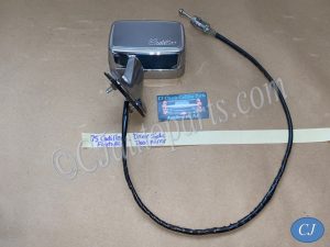 OEM 1971 1972 1973 1974 1975 1976 Cadillac Fleetwood Deville Calais 1971 1972 1973 1974 1975 1976 1977 1978 Eldorado LEFT DRIVER SIDE DOOR MIRROR WITH REMOTE #9829411