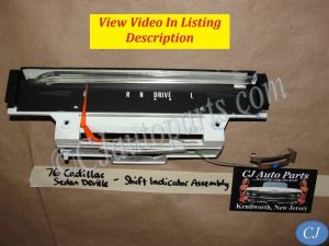 OEM 1974 1975 1976 Cadillac Deville Fleetwood Calais Eldorado DASH CLUSTER SHIFT INDICATOR POINTER CABLE ASSEMBLY #8987622