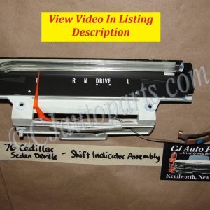 OEM 1974 1975 1976 Cadillac Deville Fleetwood Calais Eldorado DASH CLUSTER SHIFT INDICATOR POINTER CABLE ASSEMBLY #8987622
