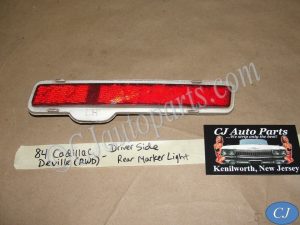 OEM 1980 1981 1982 1983 1984 1985 1986 1987 1988 1989 Cadillac Fleetwood Deville 1987 1988 1989 Brougham RWD LEFT DRIVER SIDE REAR BACK BUMPER END MARKER PARK LIGHT #5973559