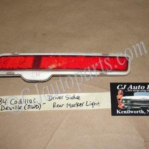 OEM 1980 1981 1982 1983 1984 1985 1986 1987 1988 1989 Cadillac Fleetwood Deville 1987 1988 1989 Brougham RWD LEFT DRIVER SIDE REAR BACK BUMPER END MARKER PARK LIGHT #5973559