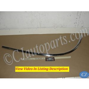 OEM 1959 1960 Cadillac Deville FLAT TOP LEFT SIDE FRONT LOWER WINDSHIELD MOLDING TRIM #3631388