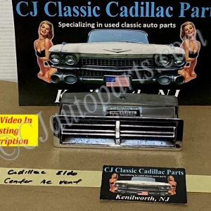 OEM 1963 1964 Cadillac Deville Eldorado Fleetwood CENTER DASH A/C VENT DUCT #1479432