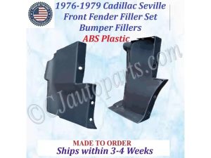 NEW 1976 1977 1978 1979 Cadillac Seville 2 Piece Front Fender Fillers Set