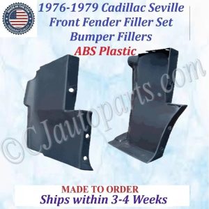 NEW 1976 1977 1978 1979 Cadillac Seville 2 Piece Front Fender Fillers Set